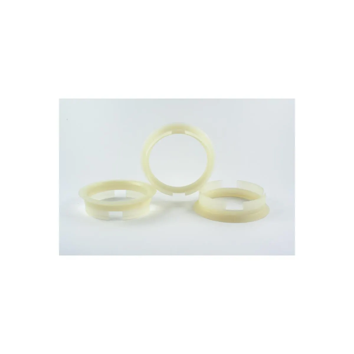 4 Zentrierringe 63,4mm auf 56,1mm Kunststoff