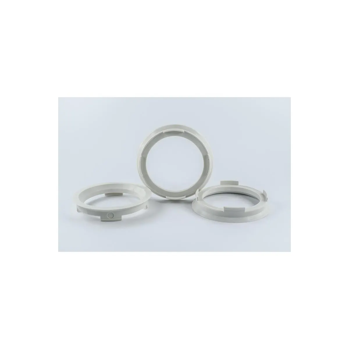4 Zentrierringe 70,4mm auf 56,6mm Kunststoff