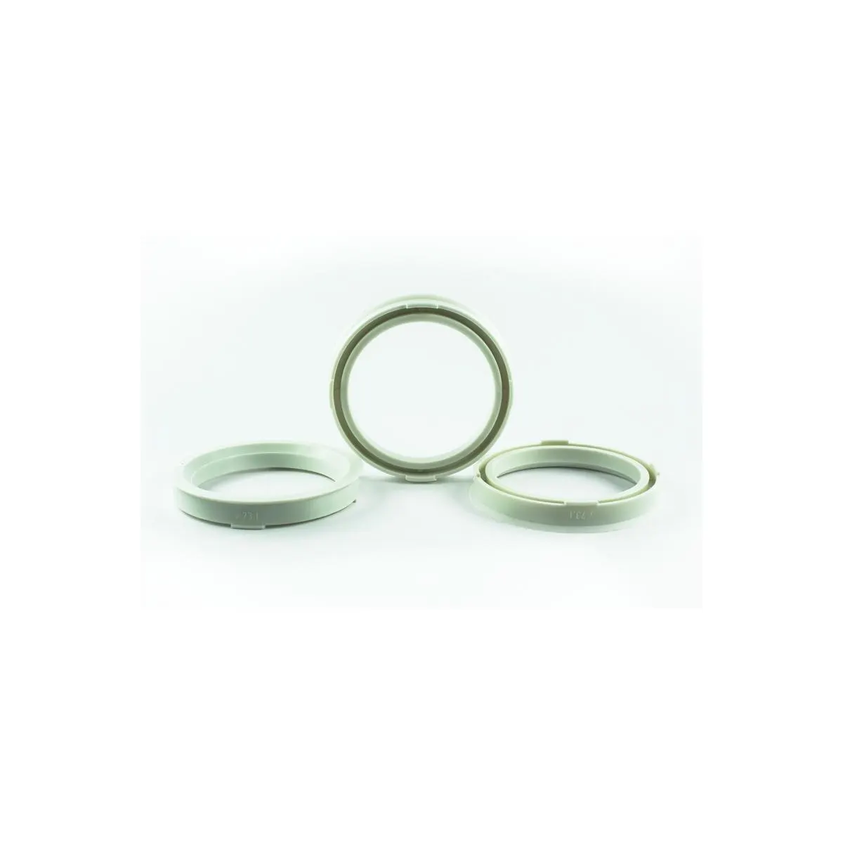 4 Zentrierringe 73,1mm auf 58,1mm Kunststoff