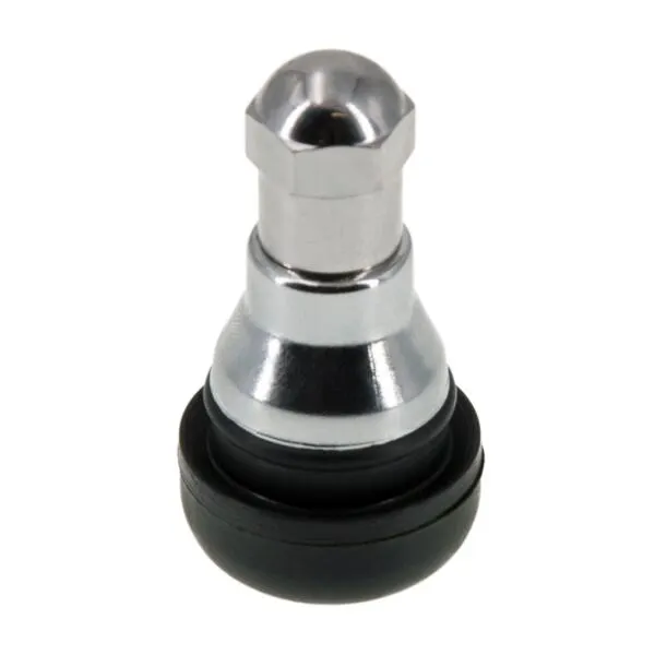 Chromventil / Snap-in-Gummiventil TR412CS für PKW und Transporter, 1 Stück
