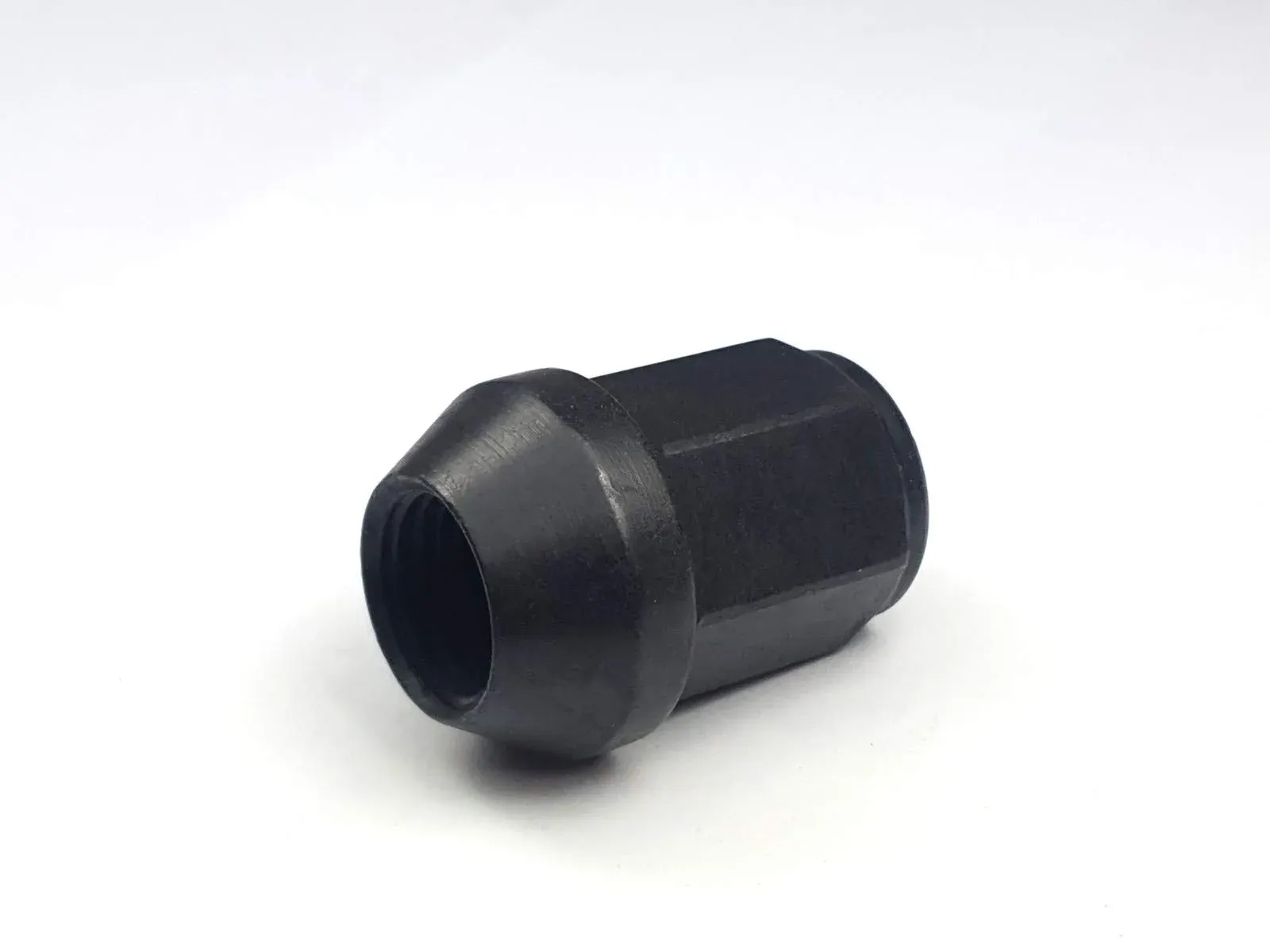 Radmuttern M12x1,25 33 SW19 Kegelbund 60° schwarz