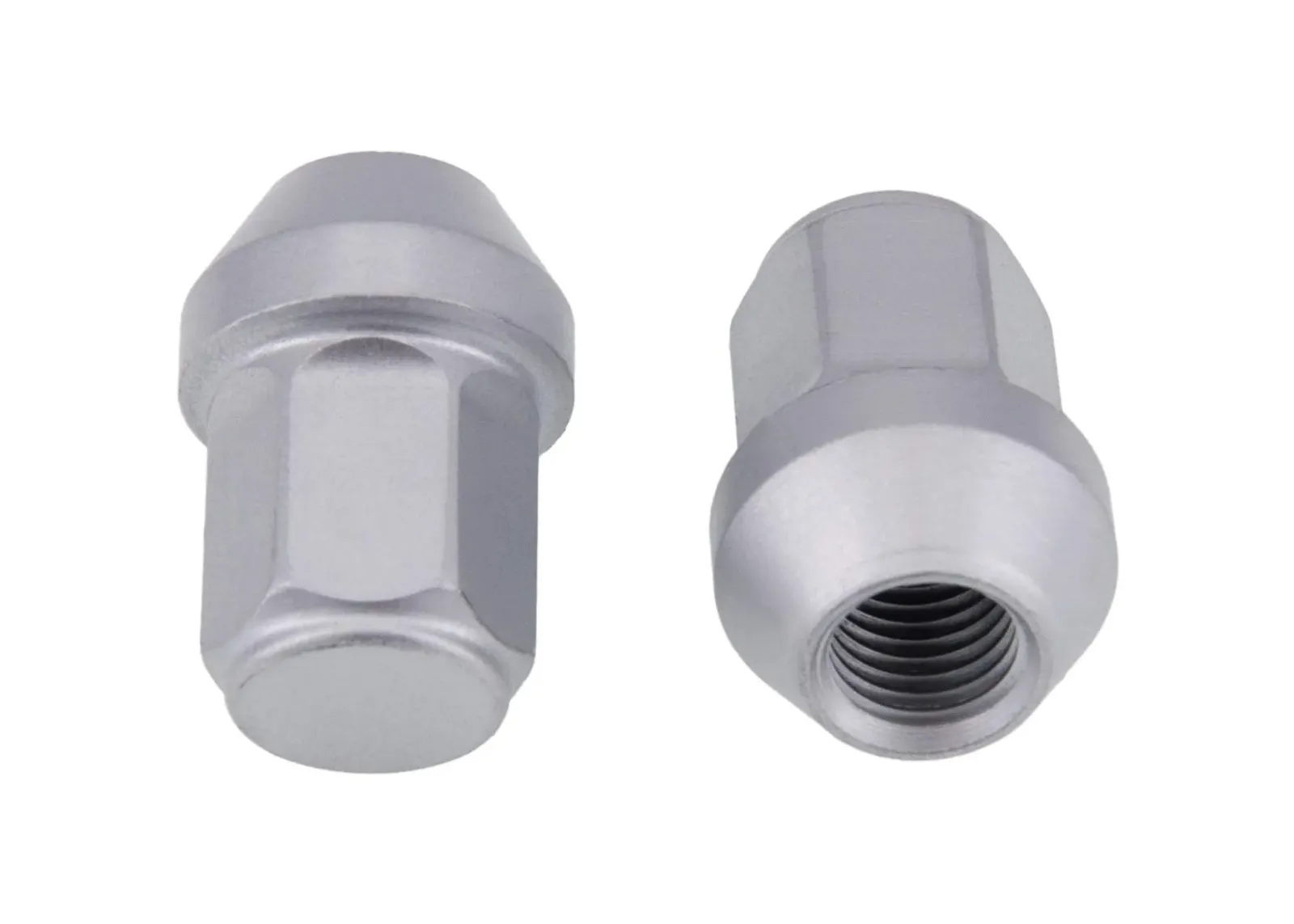 Radmuttern M12x1,5 33 SW17 Kegelbund 60° silber