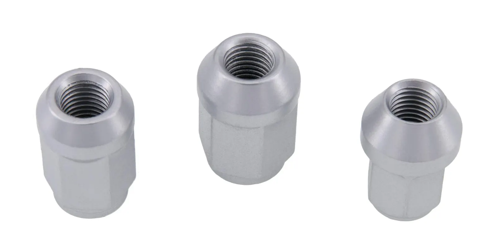 Radmuttern M12x1,5 33 SW21 Kegelbund 60° silber
