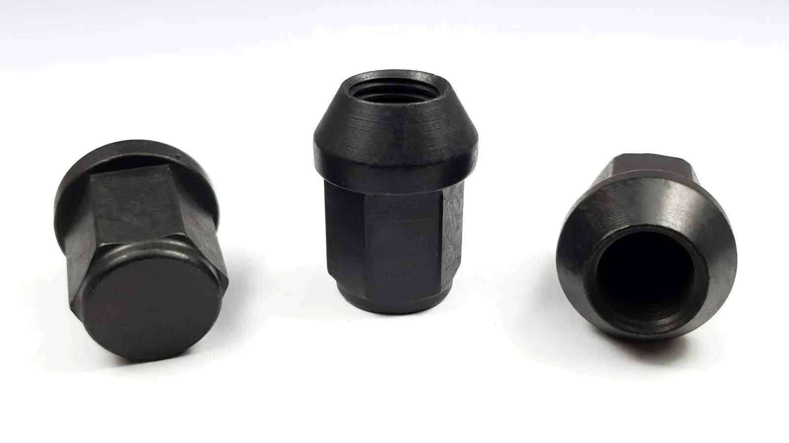 Radmuttern M12x1,25 33 SW21 Kegelbund 60° schwarz