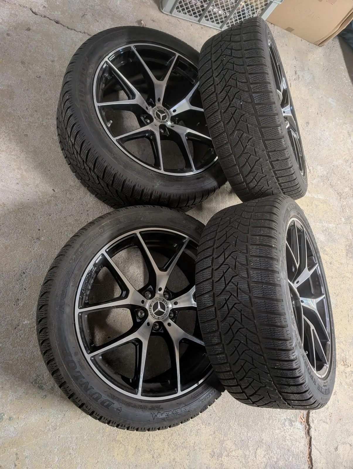 Mercedes GLC X253 AMG Winterräder 20 Zoll Dunlop Original – Originalfoto 4