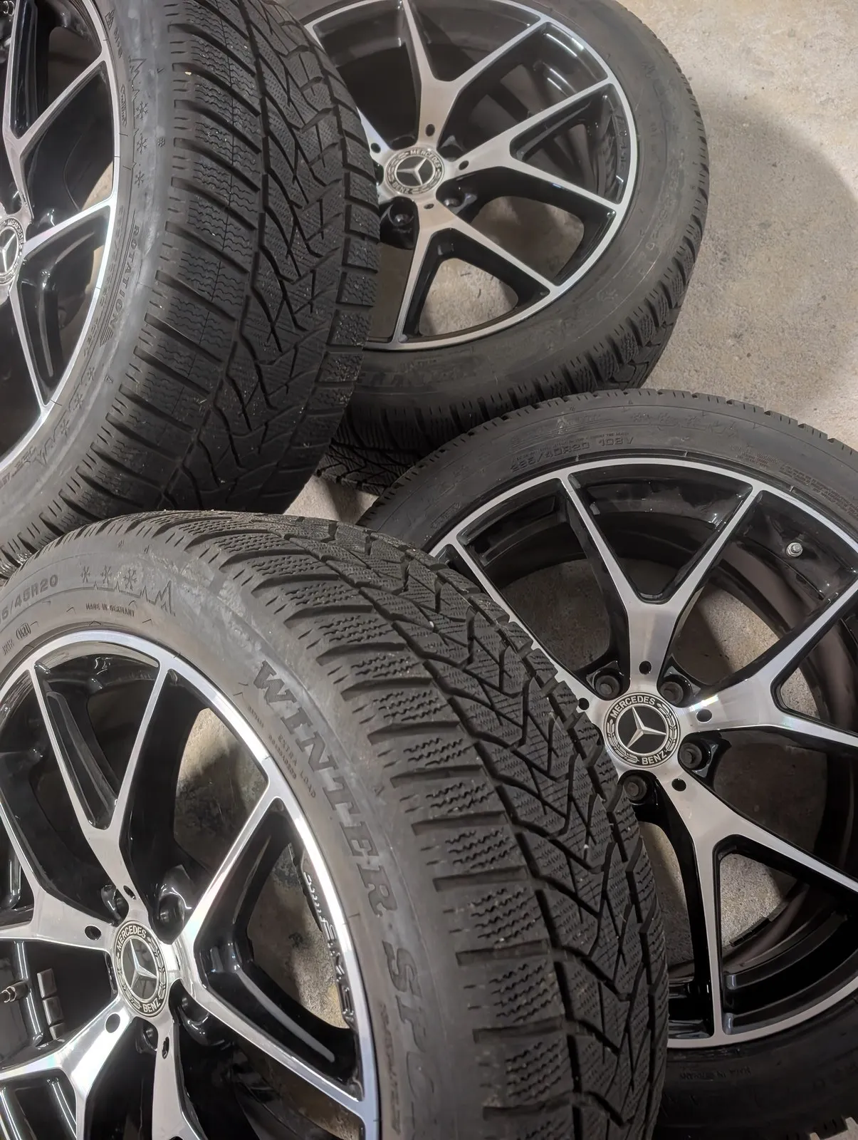 Mercedes GLC X253 AMG Winterräder 20 Zoll Dunlop Original – Originalfoto 8