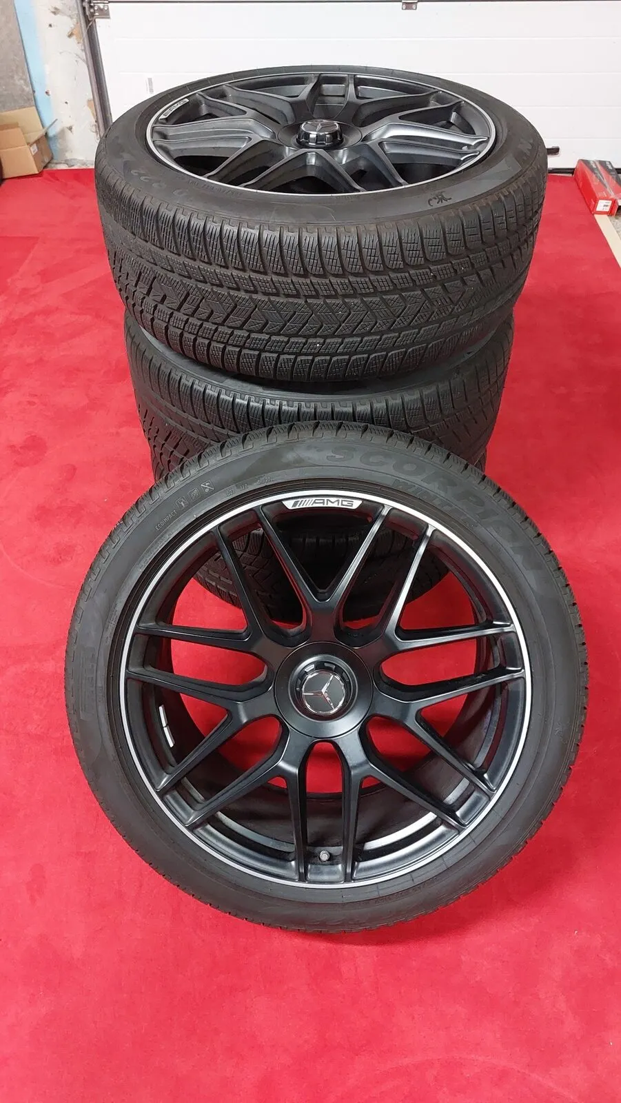 Mercedes-AMG GLE 53 / 63 S Winterräder 22 Zoll Pirelli schwarz matt – Bild 6