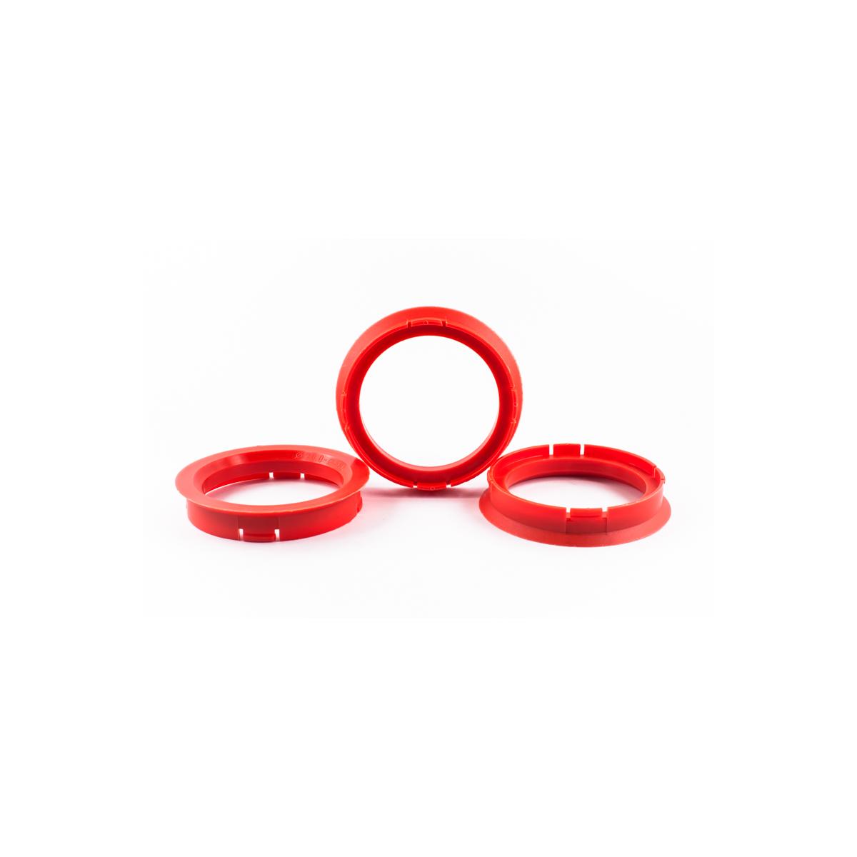 4 Zentrierringe 70,0mm auf 56,6mm Kunststoff