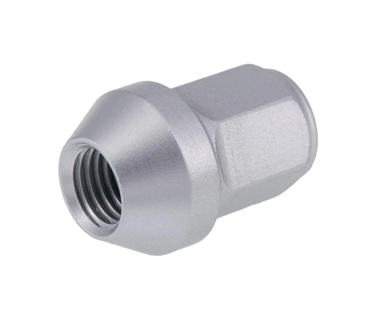 Radmuttern M12x1,5 33 SW21 Kegelbund 60° silber