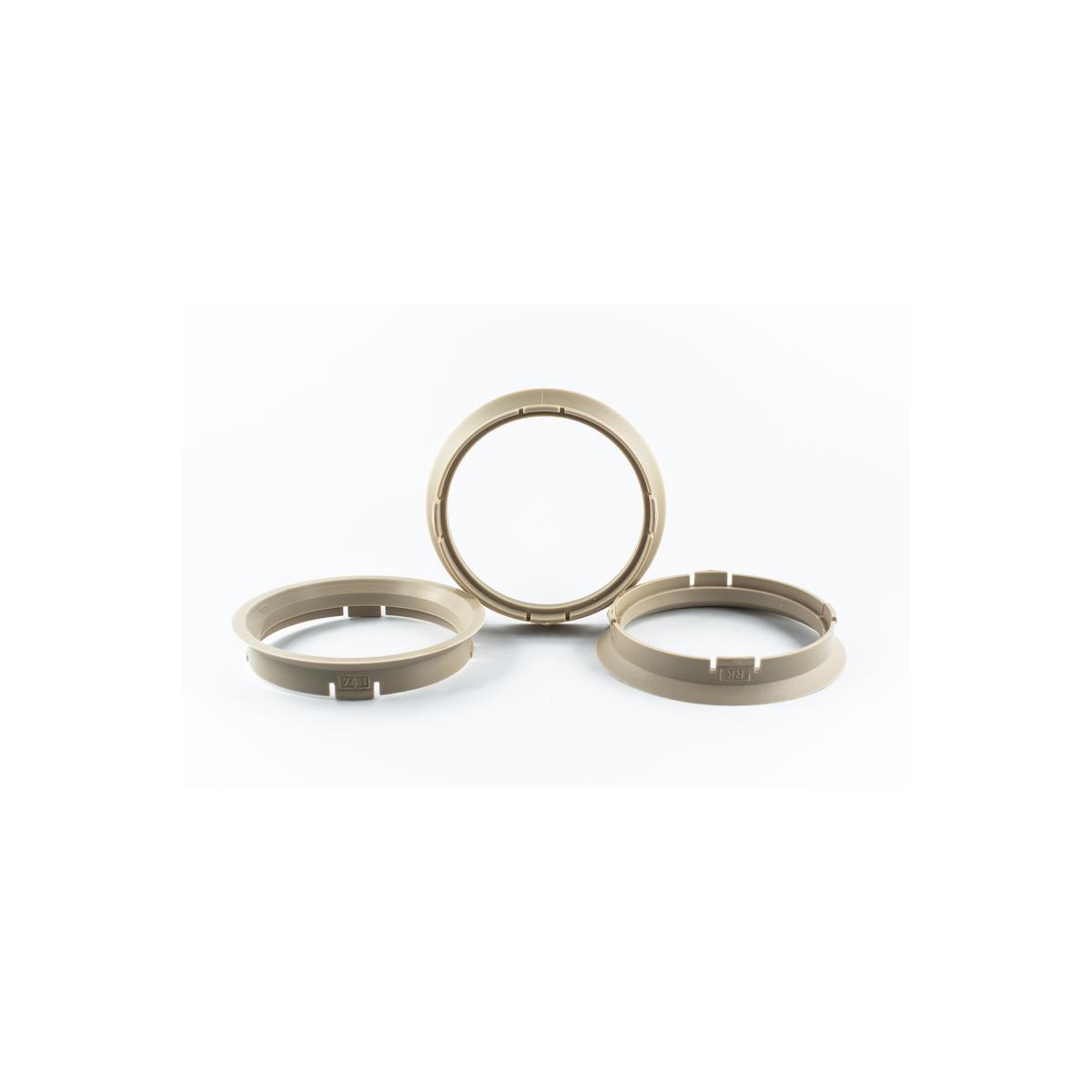 4 Zentrierringe 74,1mm auf 67,1mm Kunststoff