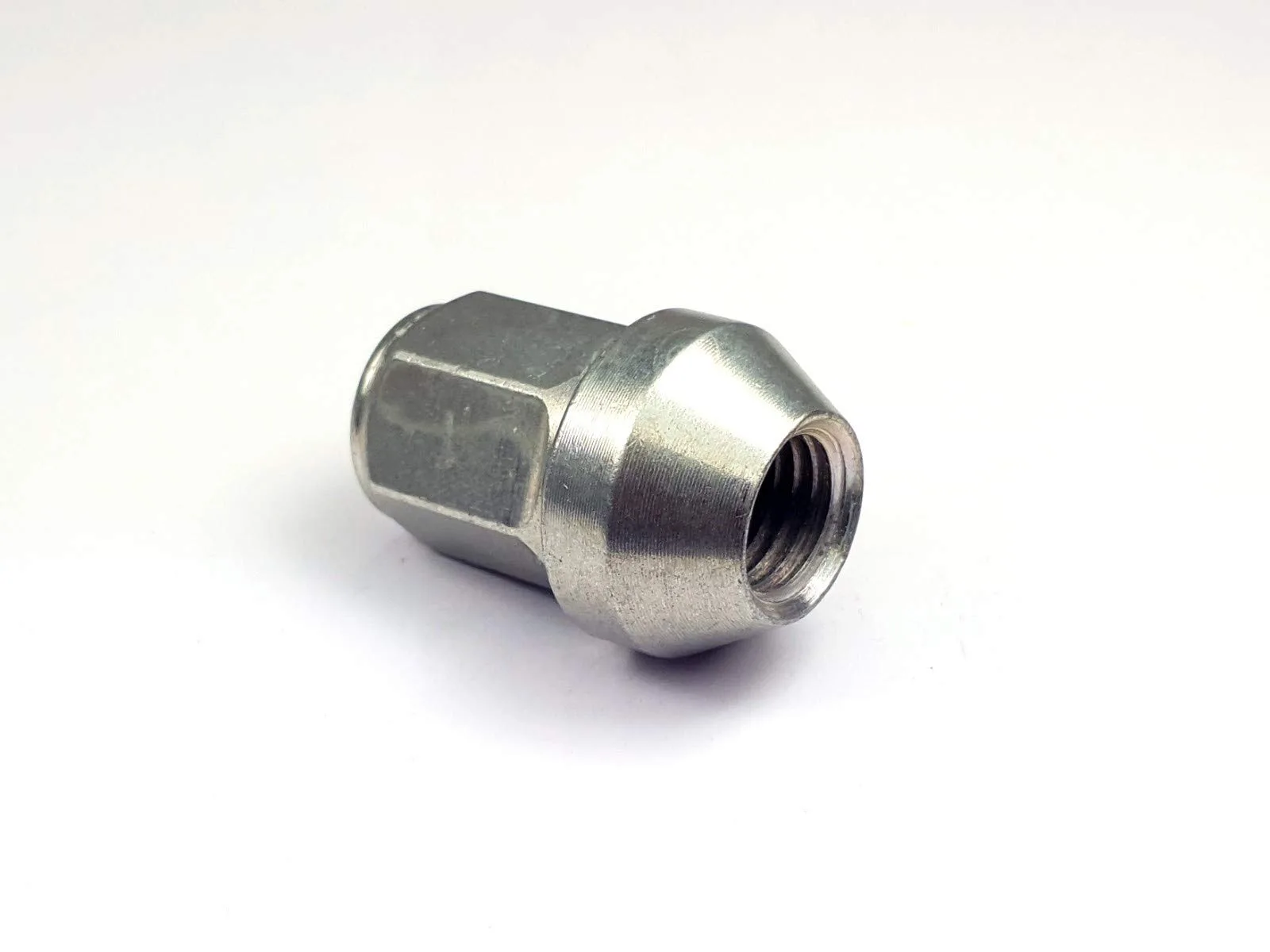 Radmuttern M12x1,25 33 SW21 Kegelbund 60° silber