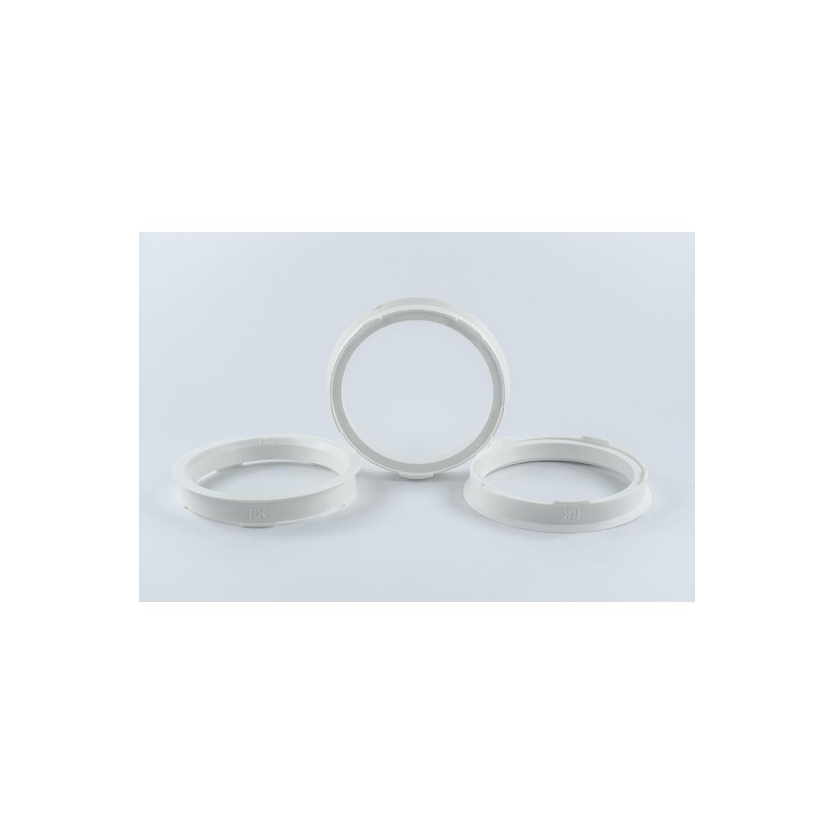 4 Zentrierringe 67,0mm auf 58,1mm Kunststoff
