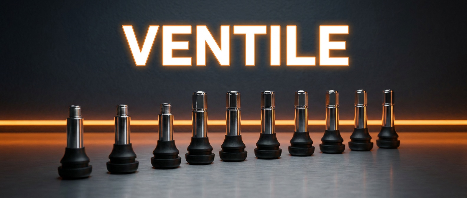 Reifenventile mit Chromhuelsen