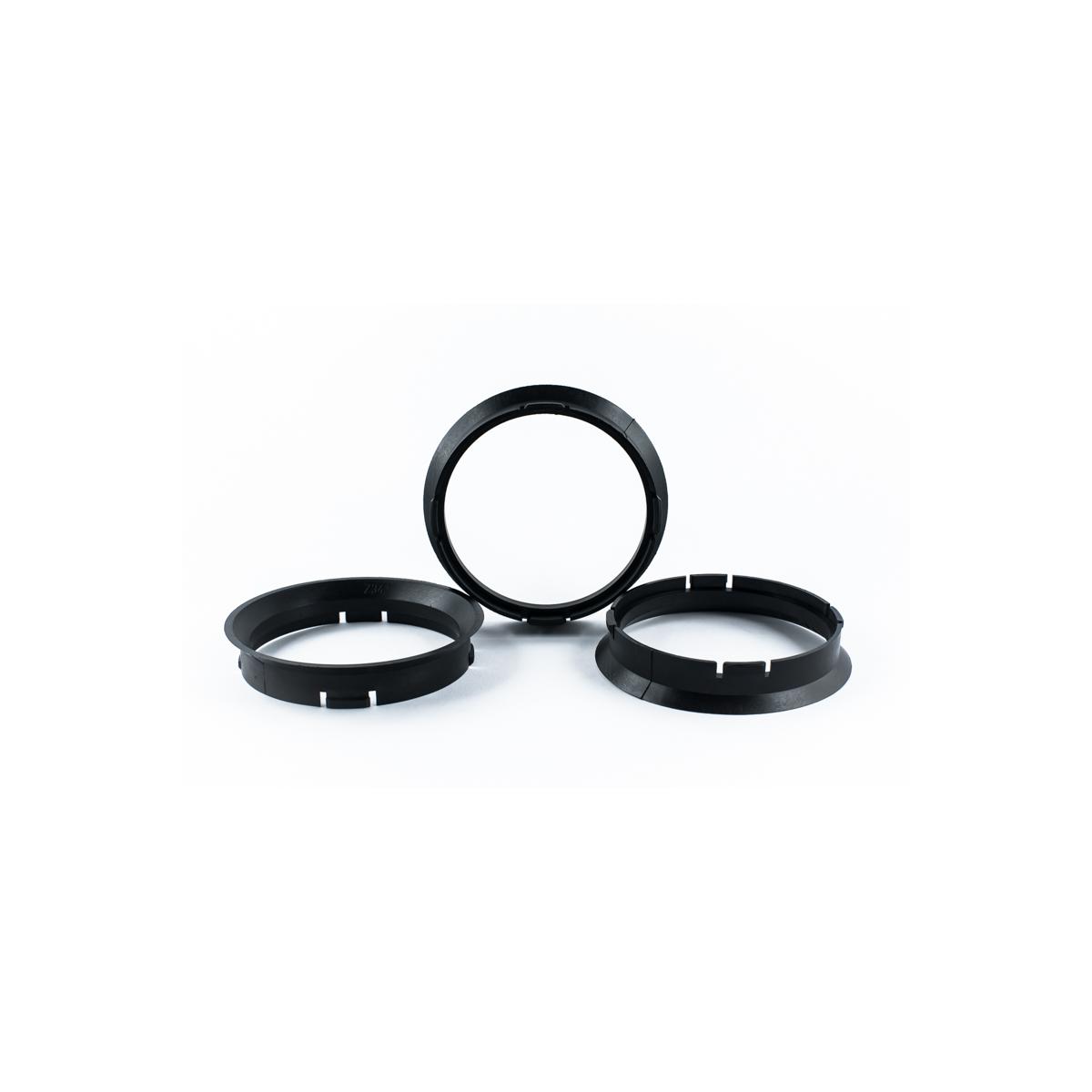 4 Zentrierringe 70,0mm auf 63,4mm Kunststoff