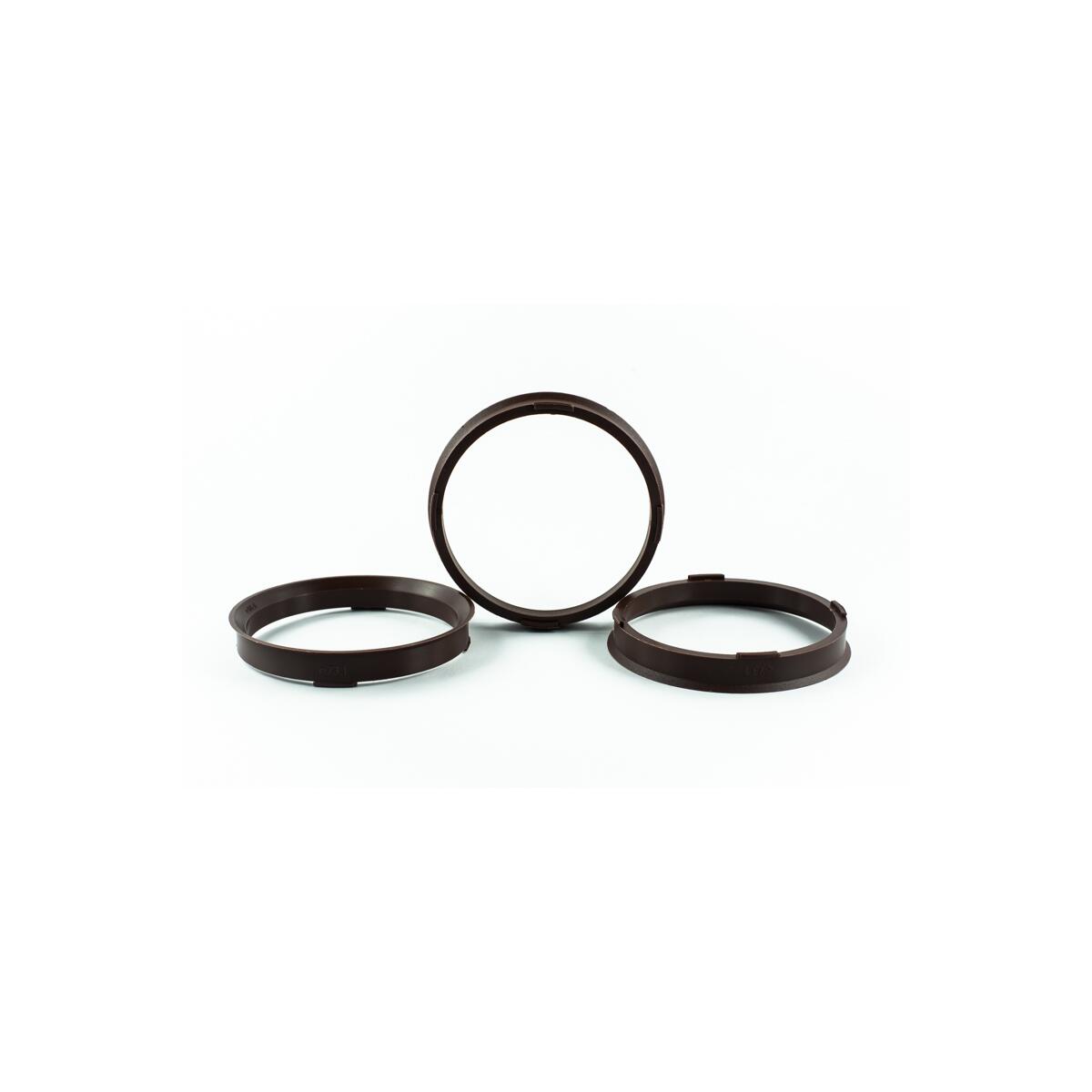 4 Zentrierringe 73,1mm auf 66,6mm Kunststoff