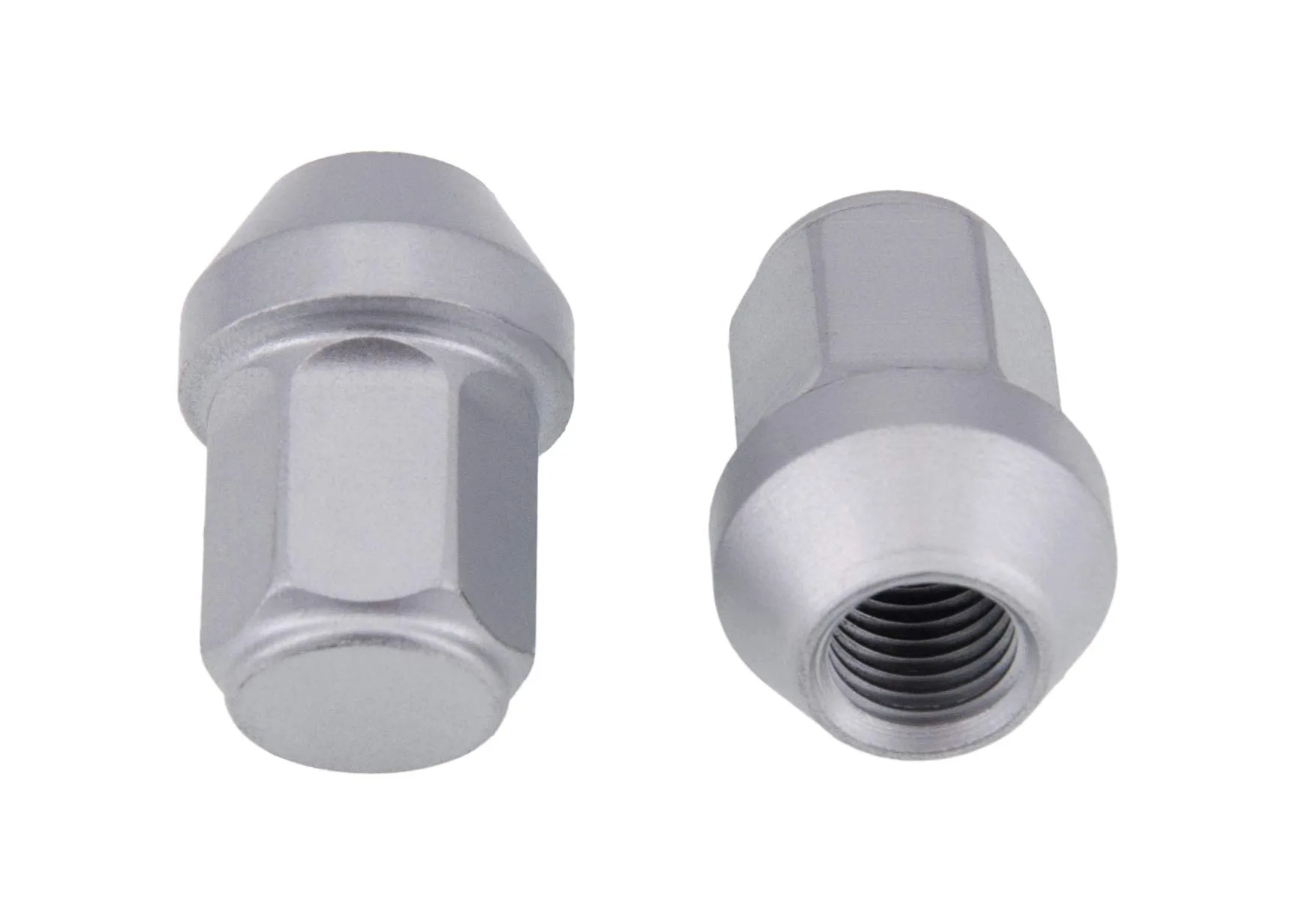 Radmuttern M12x1,5 33 SW17 Kegelbund 60° silber