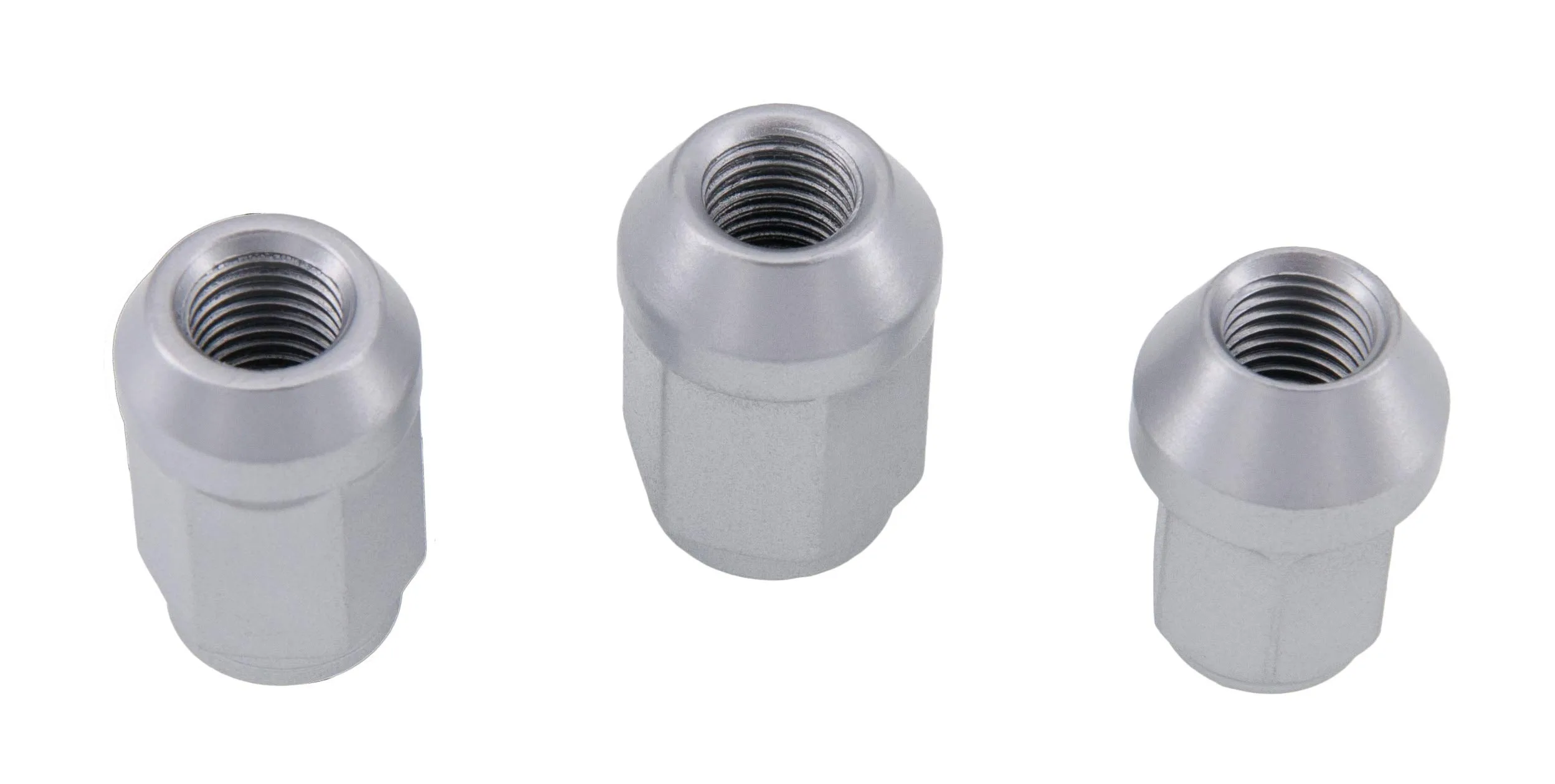Radmuttern M12x1,5 33 SW17 Kegelbund 60° silber