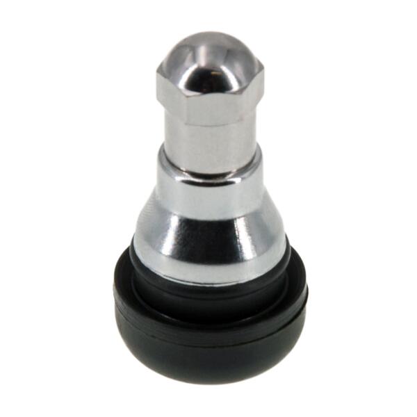 Chromventil / Snap-in-Gummiventil TR412CS für PKW und Transporter, 1 Stück