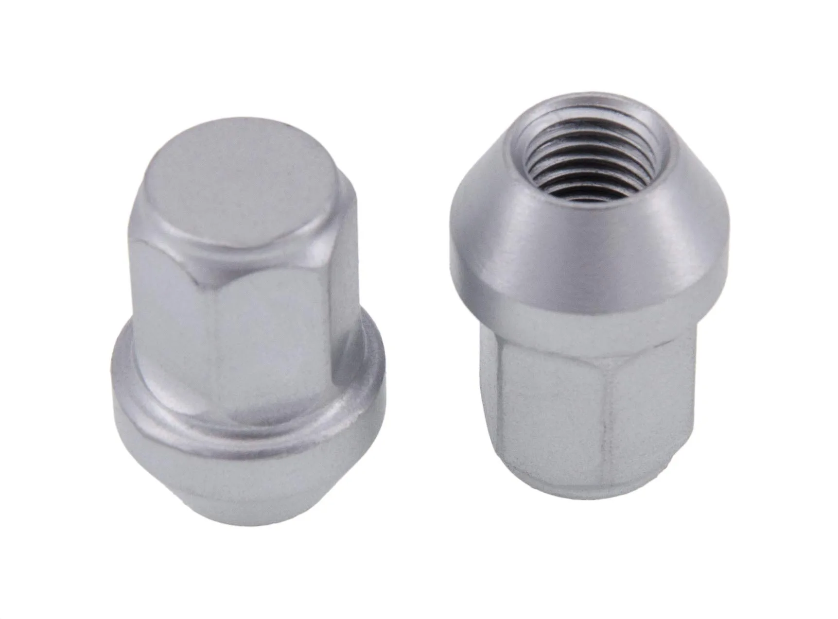 Radmuttern M12x1,5 33 SW17 Kegelbund 60° silber