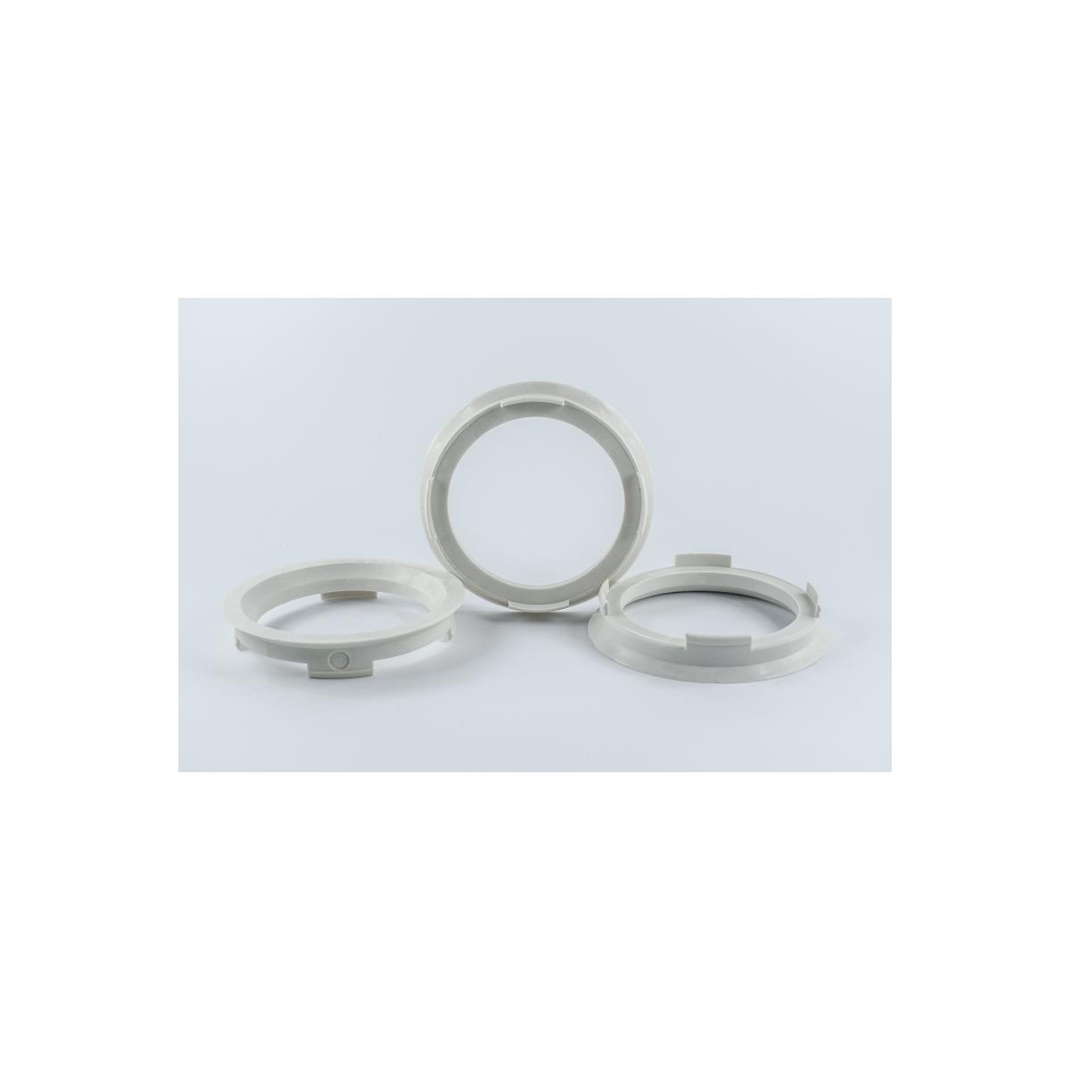 4 Zentrierringe 70,4mm auf 56,6mm Kunststoff